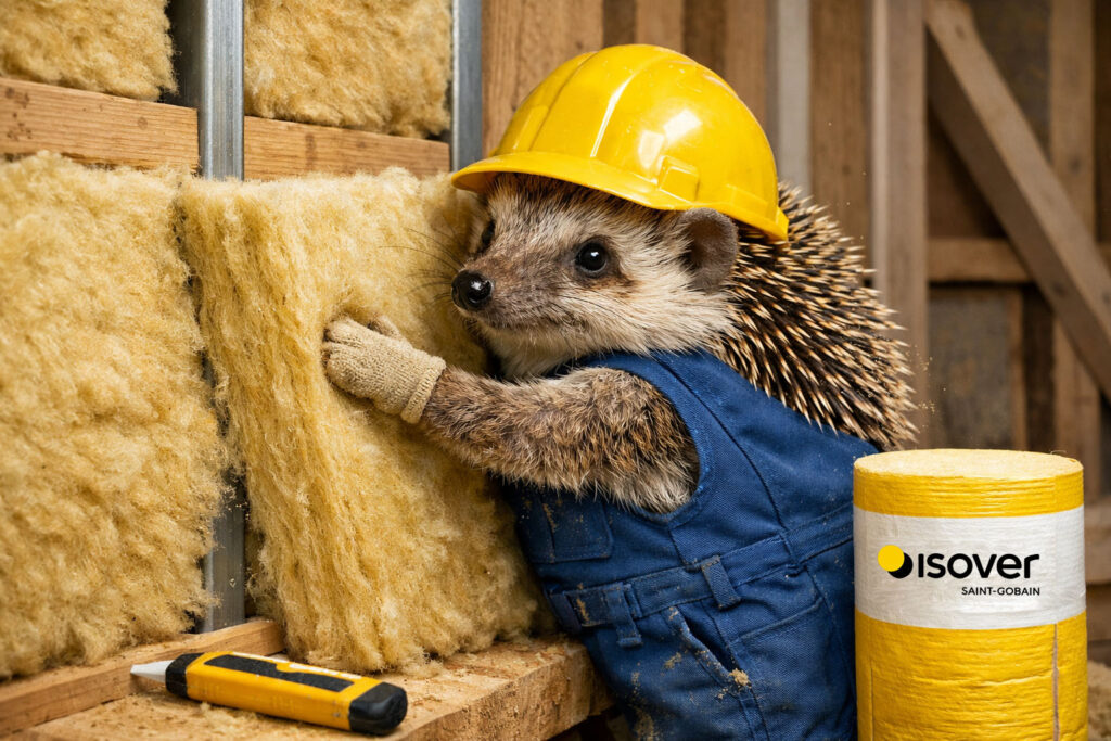 Ježko_Isover_Izoluje
