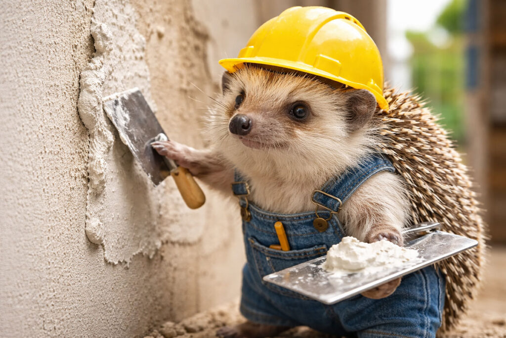Weber a ježko na dome